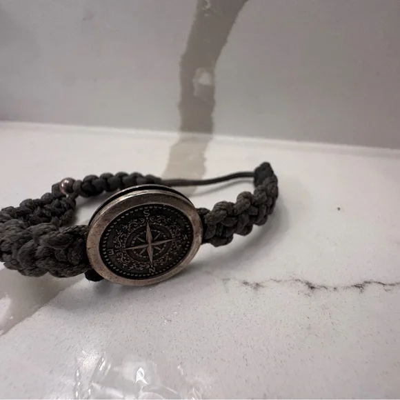 Silver Compass Bracelet - Picture 4 of 6